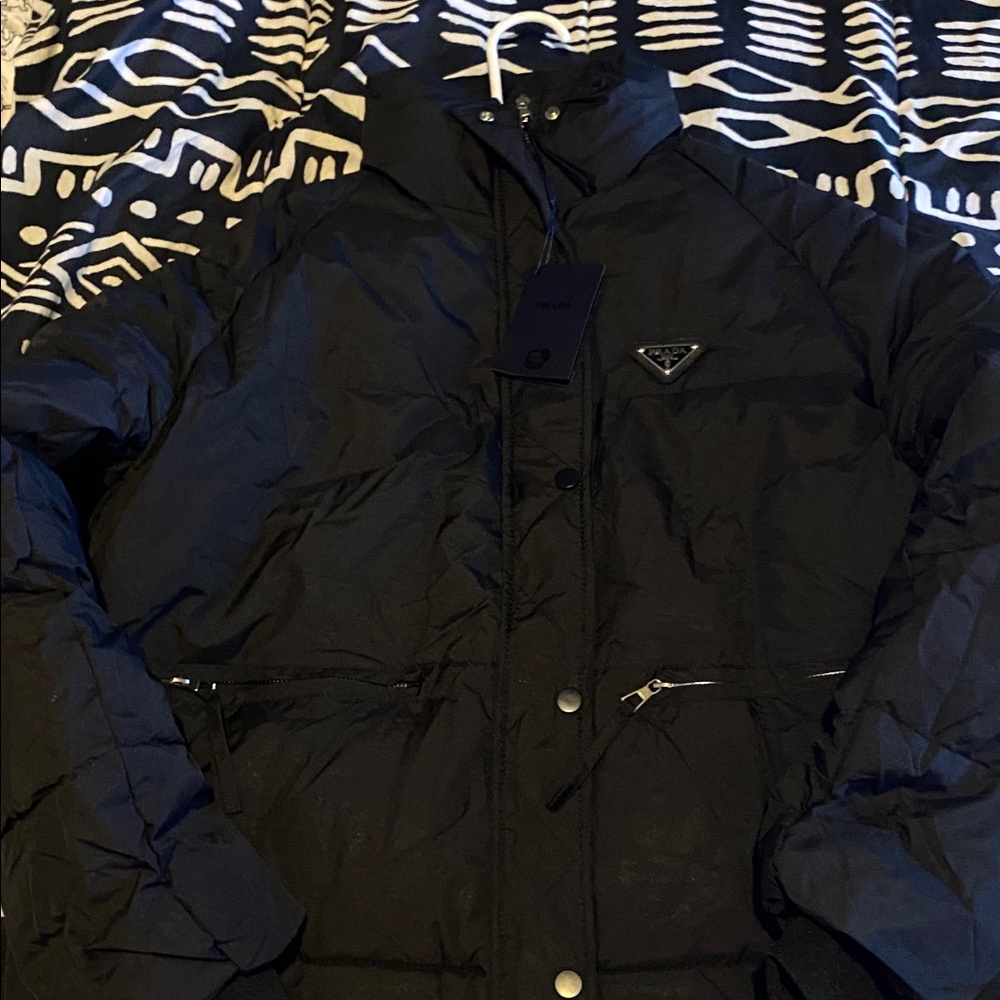 Prada Black Puffer Jacket